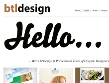 Tablet Screenshot of btldesign.com